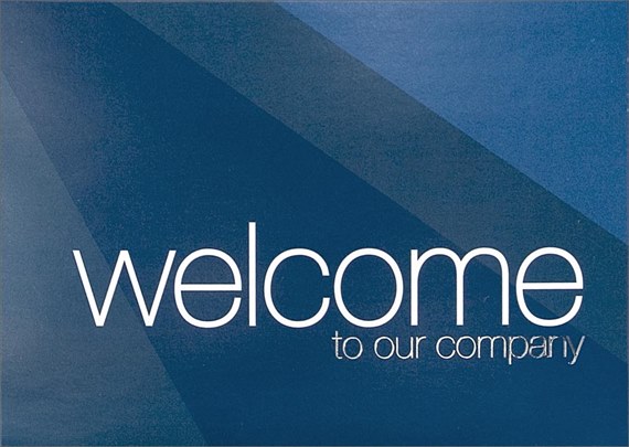 Classic Blue Welcome