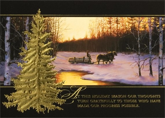 Peaceful Scene Holiday Card