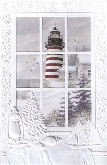 Thinking of You Lighthouse Card | Sister Paper Co.