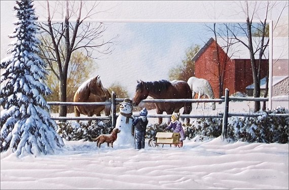 Nibbling Horse