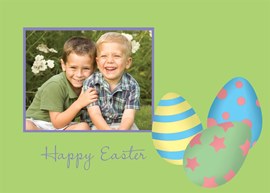 Easter Egg Photo Card