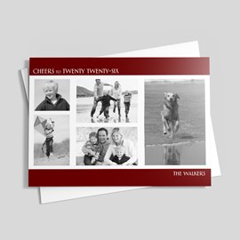 Deep Red Photo Collage