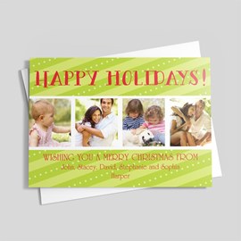 Green Diagonal Stripes