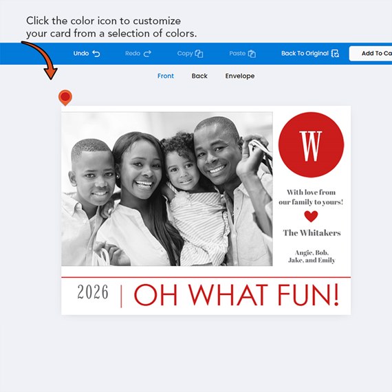 photo placeholder with red border and text
