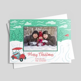 Christmas Course Photo Card