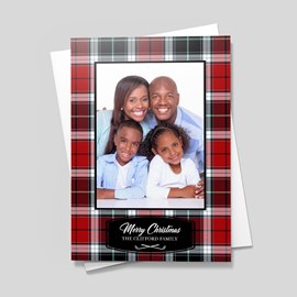 Pretty in Plaid Photo Card