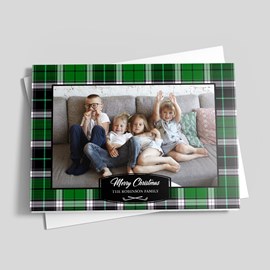 Perfect in Plaid Photo Card