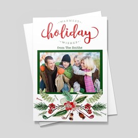 Holly Jolly Photo Card