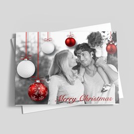 Elegant Ornaments Photo Card
