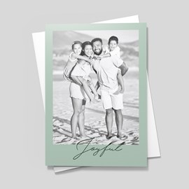 Joyful Christmas Photo Card