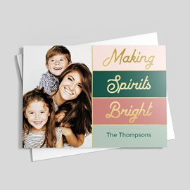 Bright Spirits Photo Card