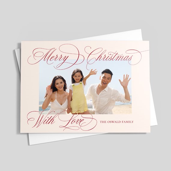 photo placeholder with festive text