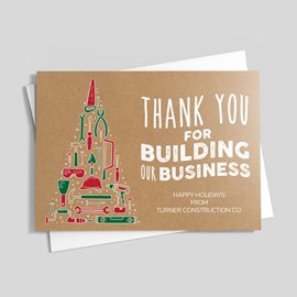 Building Our Business - Business Holiday Card