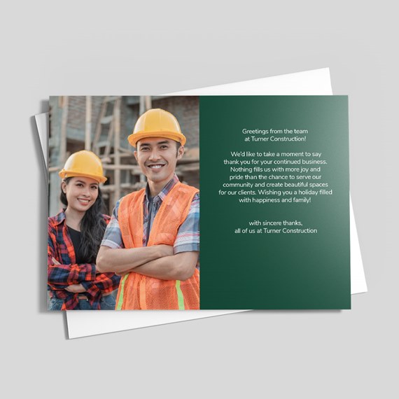 photo placeholder with printed text area