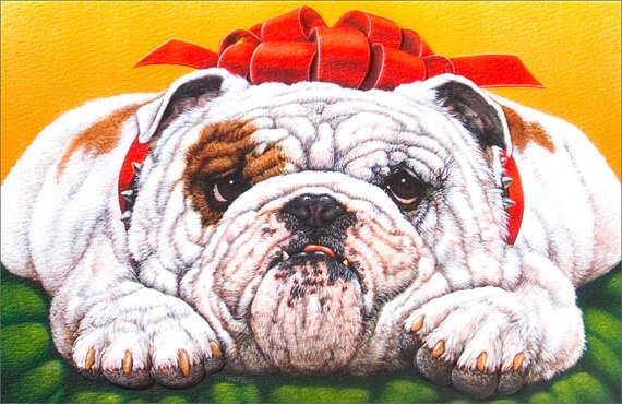 Holiday Bulldog