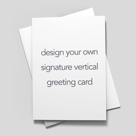 Custom Signature Vertical Card