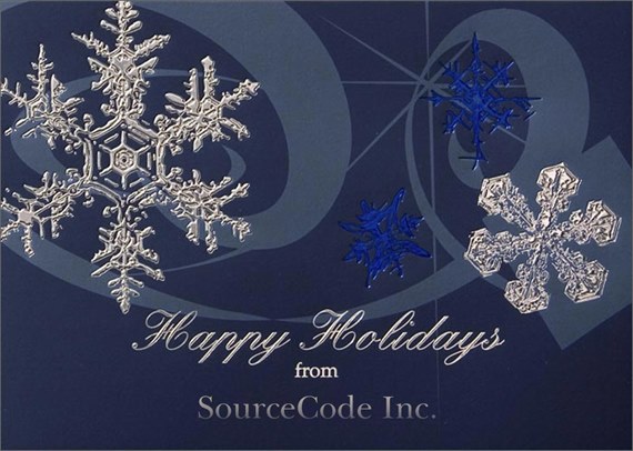 Blue & Silver Snowflakes