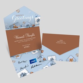 Gift Giving Seal and Send Christmas Card