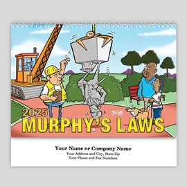 Humorous Murphy's Laws Spiral Calendar