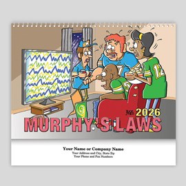 Humorous Murphy's Laws Spiral Calendar