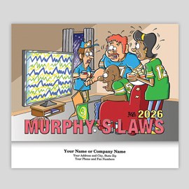 Humorous Murphy's Laws Stapled Calendar