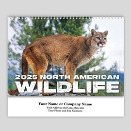 Animals of America Spiral Calendar