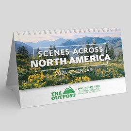American Scenes Desk Calendar