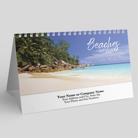 Sandy Beaches Desk Calendar