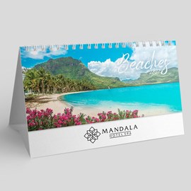 Sandy Beaches Desk Calendar