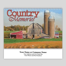 Country Scenes Spiral Calendar