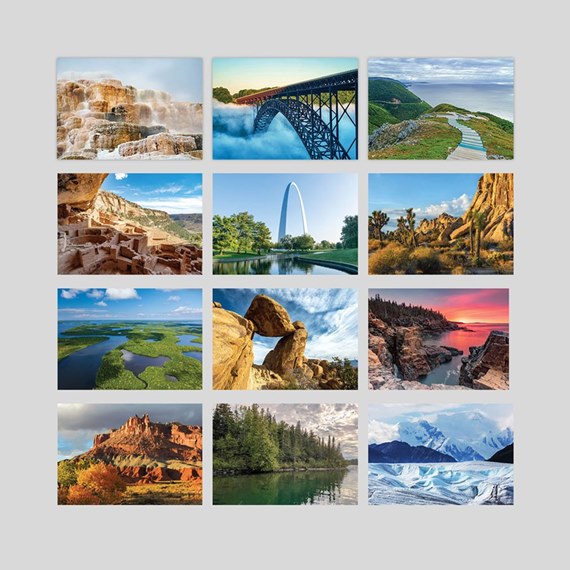 photo collage of nature landscapes