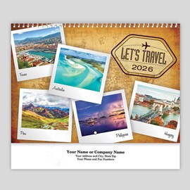 Take a Trip Spiral Wall Calendar