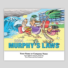 Humorous Murphy's Laws Stapled Calendar
