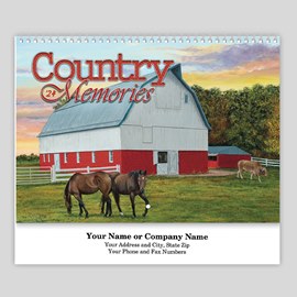 Country Scenes Spiral Calendar