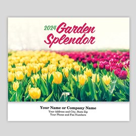 Floral Stapled Calendar