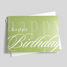 Scripted Birthday Greeting
