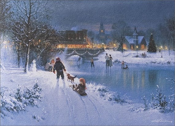 Winter Wonderland Landscape