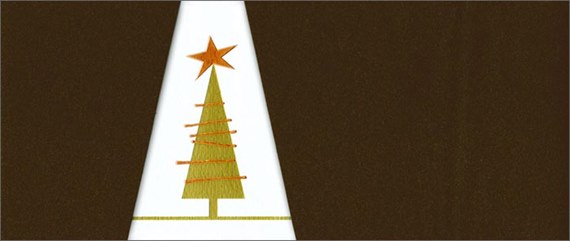 Modern Christmas Tree Greeting