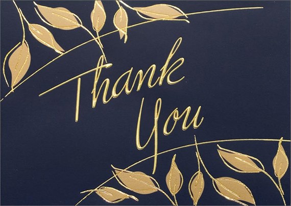 Golden Leaves Thank You