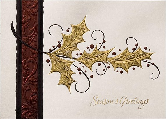 Foil Holly and Berries
